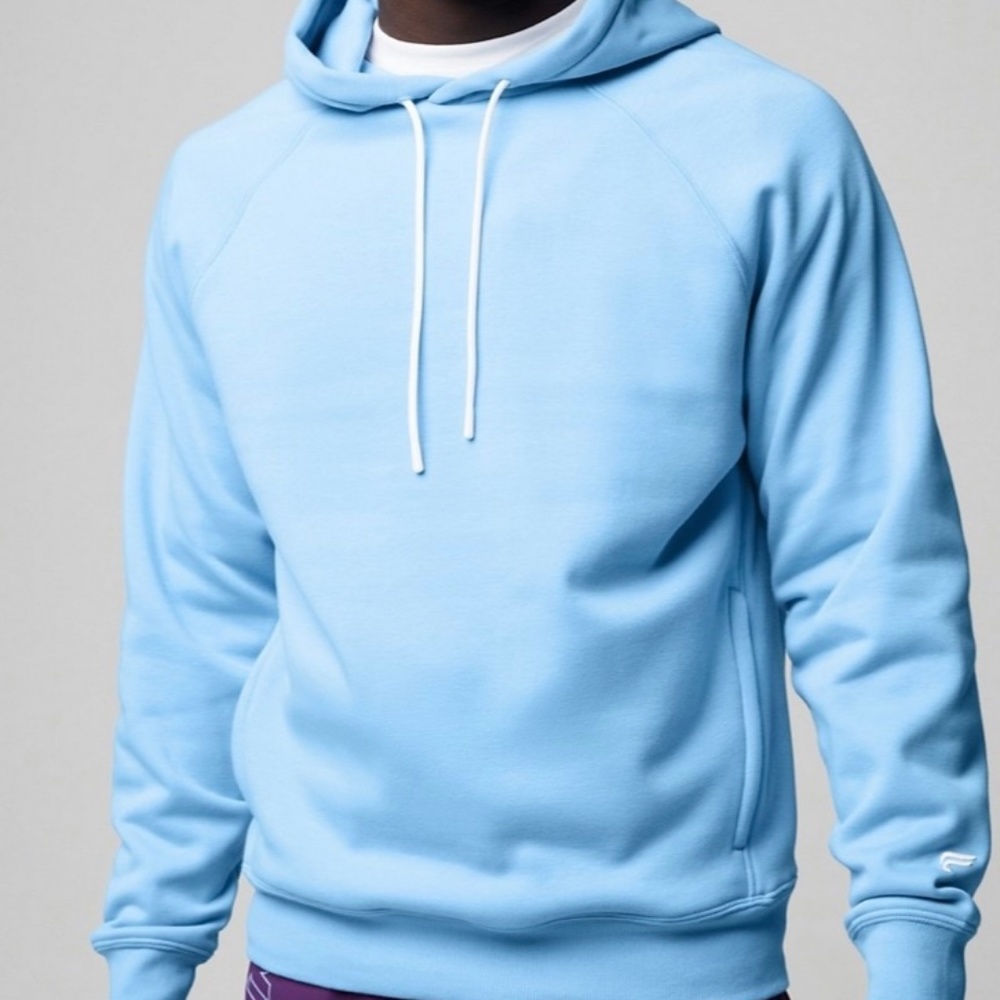 New Fabletics Go To Hoodie Light Blue (L)